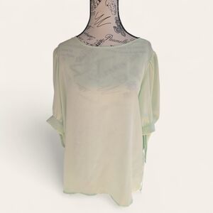 Banana‎ Republic Light Green Blouse